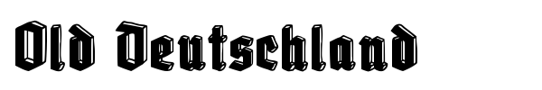 Old Deutschland font preview